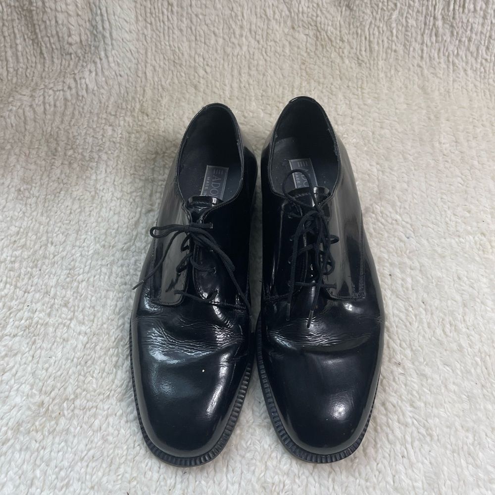 ADOLFO made in made in Italy Black Leather Men's Dress Shoes SZ9